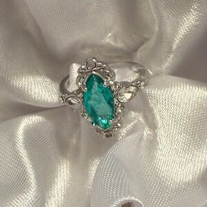 🍀Green Marquise Stone Ring🍀